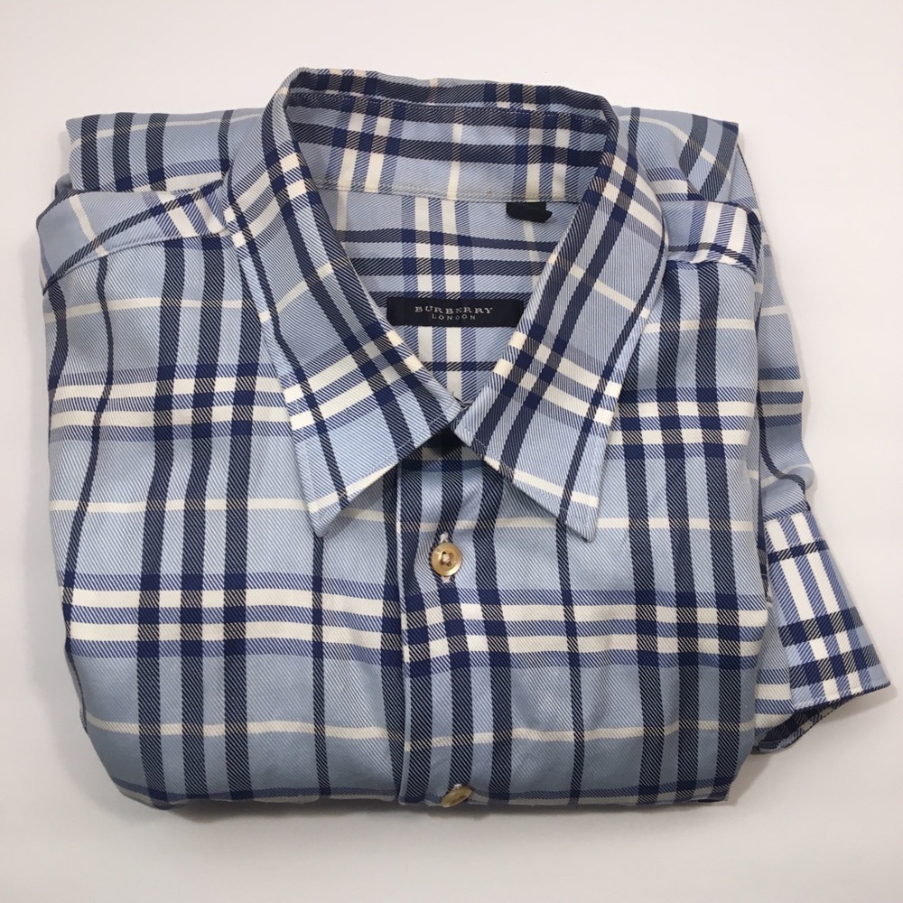 Burberry Nova Check Mens Button Down Shirt
